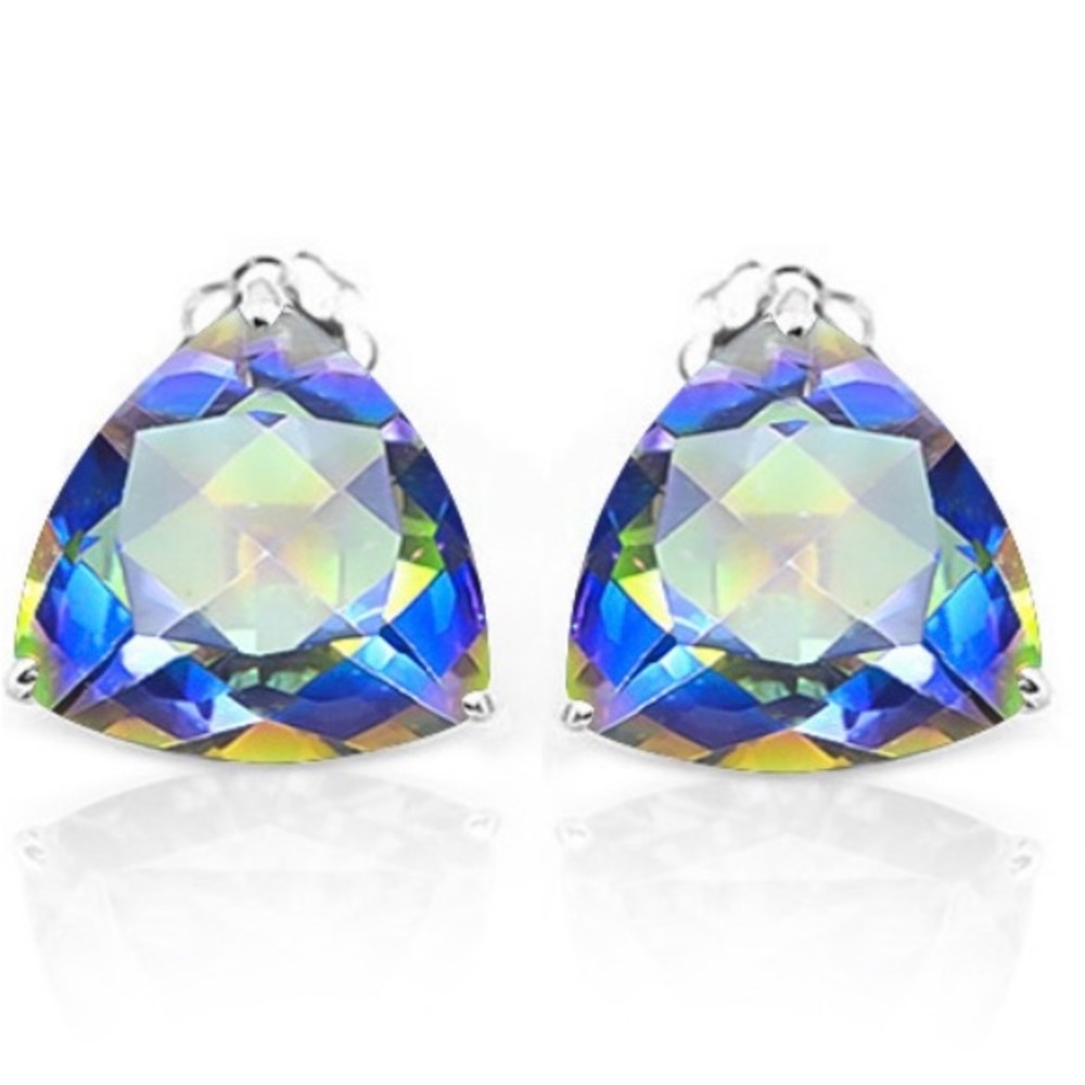 Ocean Mystic sterling silver earrings